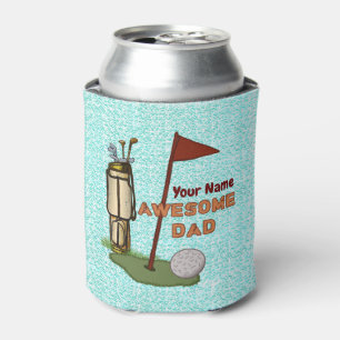 Rafraîchisseur Pour Canette Awesome Golf Papa personnalisé Can Cooler
