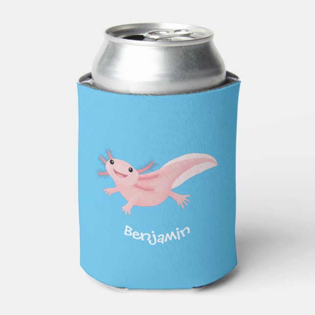 Rafraîchisseur Pour Canette axolotl rose pâle (Can devant)