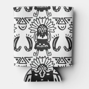 Rafraîchisseur Pour Canette Aztec Art - Motif Lizard