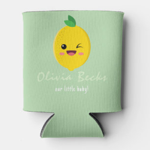 Rafraîchisseur Pour Canette Baby shower Citrus Lemon