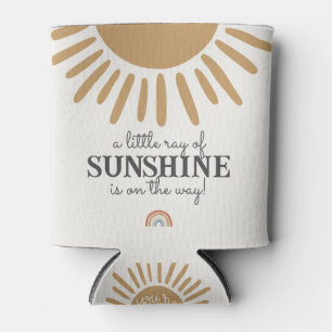 Rafraîchisseur Pour Canette baby shower de soleil boho faveur