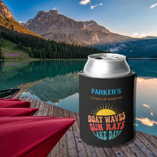 Rafraîchisseur Pour Canette Bachelor Party Retro Sun Black