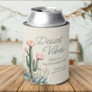 Rafraîchisseur Pour Canette Bachelorette Blooming Cactus Succulent Désert Vibe