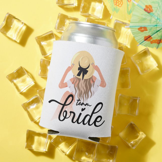 Rafraîchisseur Pour Canette Bachelorette de la fête de plage (Été in situ)