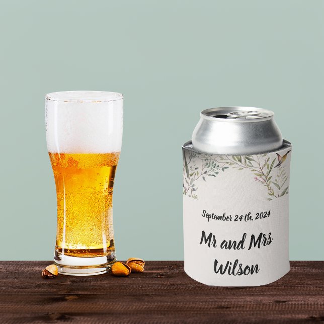 Rafraîchisseur Pour Canette Bague BOHO de fleurs et branches (Créateur téléchargé)