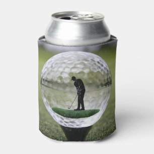 Rafraîchisseur Pour Canette Bal De Golf En Verre Avec Lecteur De Golf À L'Inté