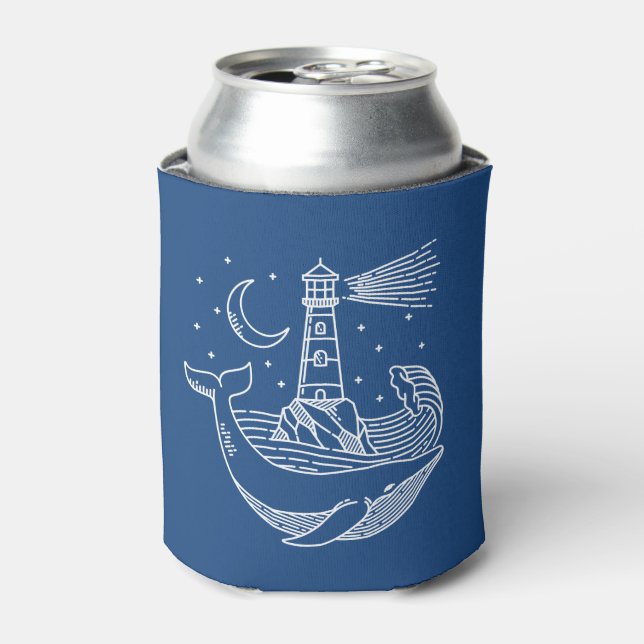 Rafraîchisseur Pour Canette Baleine phare (Can devant)