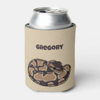 Ball Python Snake, Brown et Tan Personnalisé
