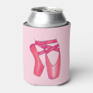 Rafraîchisseur Pour Canette Ballerina Ballet Rose Danse Pointe Toe Chaussures