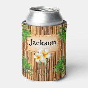 Rafraîchisseur Pour Canette Bamboo Tiki Design