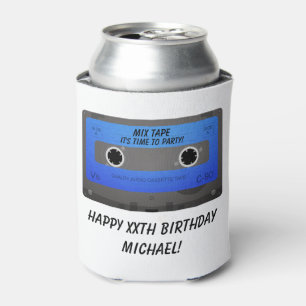 Rafraîchisseur Pour Canette Bande Drôle Cassette Anniversaire Fête Peut refroi