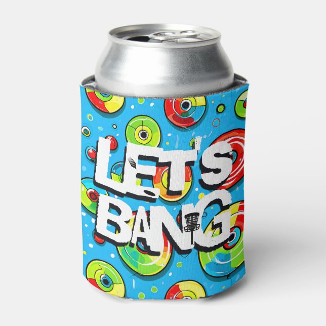 Rafraîchisseur Pour Canette Bang | Thème de golf sur disque (Can devant)