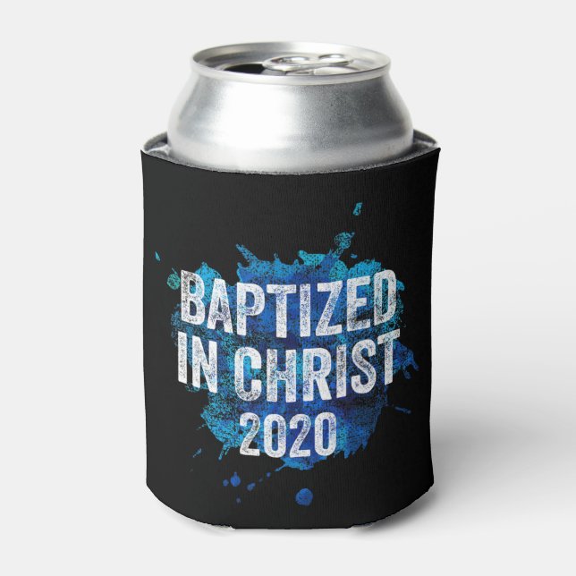 Rafraîchisseur Pour Canette Baptisé dans Christ 2020 Baptême Eglise chrétienne (Can devant)