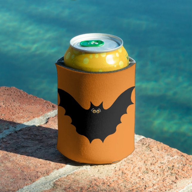 Rafraîchisseur Pour Canette Bat noir d'Halloween (Piscine in situ)