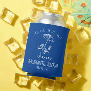 Rafraîchisseur Pour Canette Beach weekend Bachelorette coozie côtière