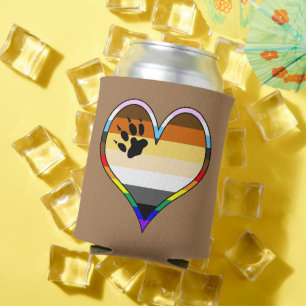 Rafraîchisseur Pour Canette Bear Pride Coeur peut refroidir