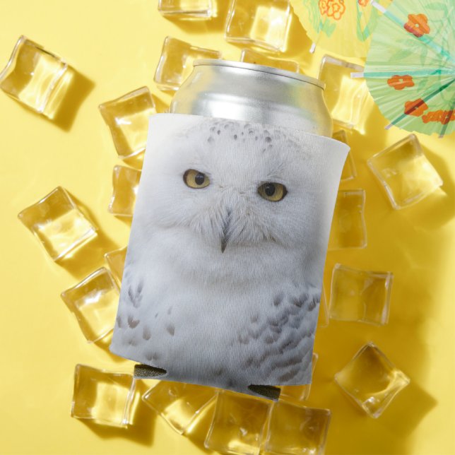 Rafraîchisseur Pour Canette Belle, Dreamy et Serene Snowy Owl (Été in situ)