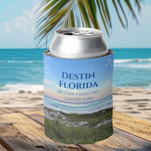 Rafraîchisseur Pour Canette Belle plage Événement Custom Sunset Photographie (Créateur téléchargé)