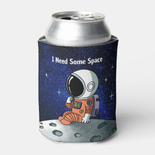 Rafraîchisseur Pour Canette Besoin d'espace, Astronaute, Spationaute, Sur mesu