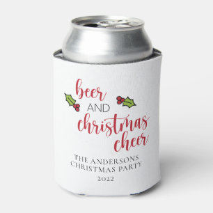 Rafraîchisseur Pour Canette Bière et Noël Soirée drôle Personnalisée