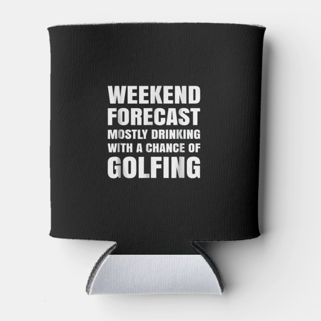 Rafraîchisseur Pour Canette Bière Golf, Vin Golf, Golf Boire Cadeau (Devant)