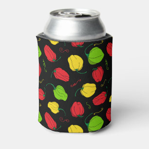 Rafraîchisseur Pour Canette Bière Peppers Scotch Bonnet Chili Chef Caraïbes