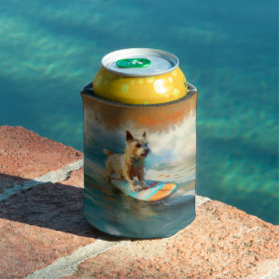 Rafraîchisseur Pour Canette Biewer Terrier Plage Surf Peinture