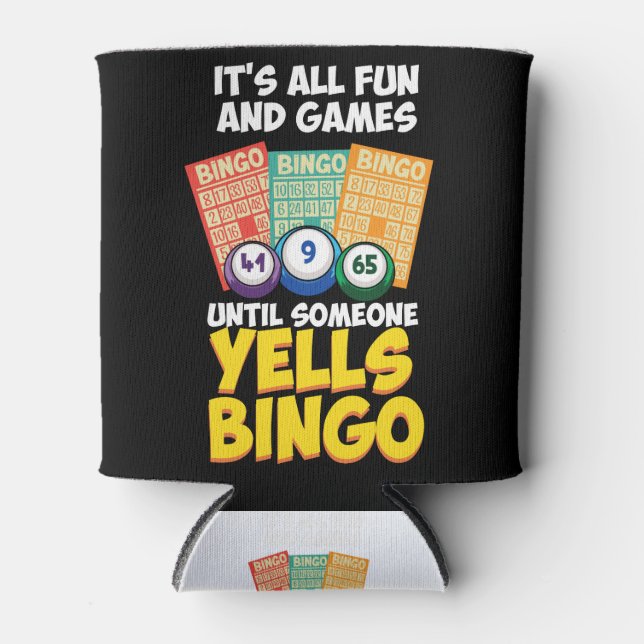 Rafraîchisseur Pour Canette BINGO : Yells Bingo Playing (Devant)