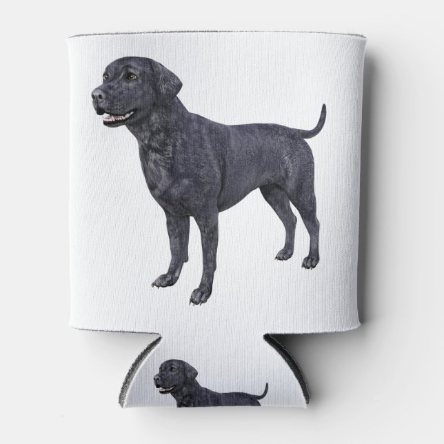 Rafraîchisseur Pour Canette Black Labrador Doigt Standing (Devant)