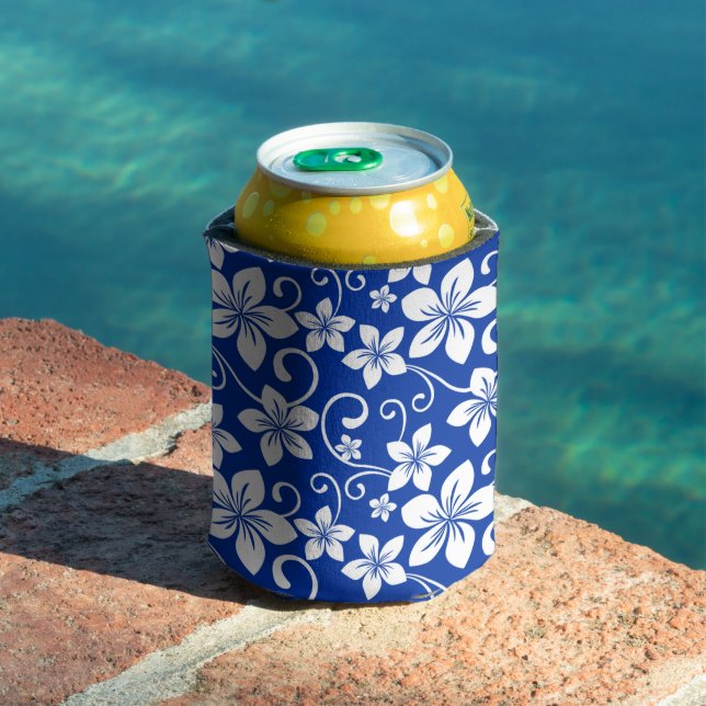RAFRAÎCHISSEUR  POUR CANETTE BLEU HAWAII (BLEU ROYAL) (Piscine in situ)