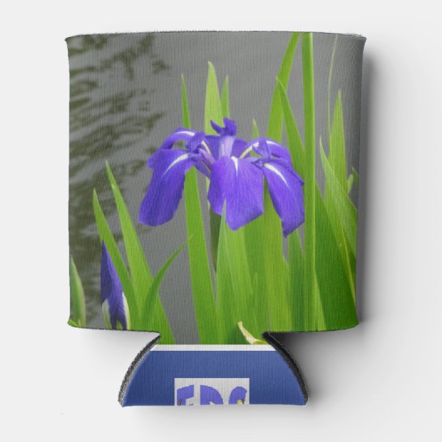 Rafraîchisseur Pour Canette Bleu Iris Can Cooler (Devant)