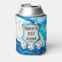 Bleu Marbre Aquarelle Bunco Sisterhood