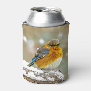Rafraîchisseur Pour Canette Bleuet de l'Est en neige - Photo originale