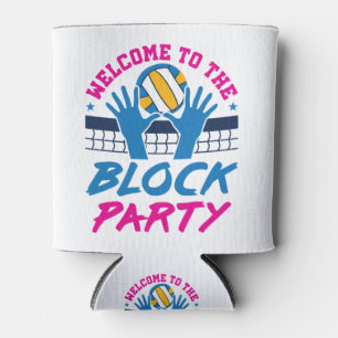 Rafraîchisseur Pour Canette Blocage intermédiaire du volley-ball Bienvenue au