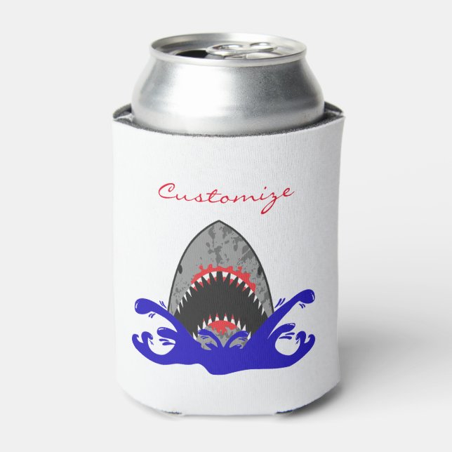 Rafraîchisseur Pour Canette Bloody Shark Jaws Thunder_Cove (Can devant)