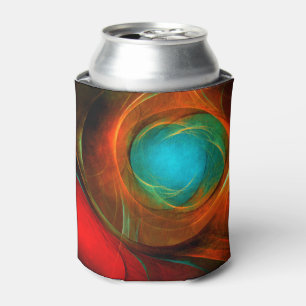 Rafraîchisseur Pour Canette Blue Eye Moderne Abstrait Art Cool Motif #16