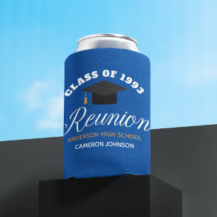 Rafraîchisseur Pour Canette Blue Gold High School Réunion Parti personnalisé