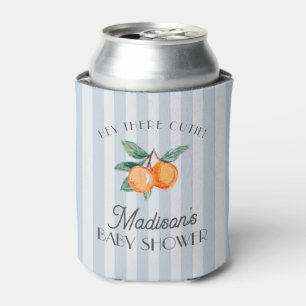 Rafraîchisseur Pour Canette Blue Little Cutie Citrus Baby shower Faveurs