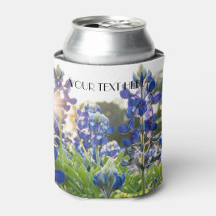 Rafraîchisseur Pour Canette Bluebonnets Blue Flowers Texas texan Floral