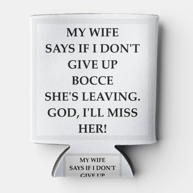 RAFRAÎCHISSEUR  POUR CANETTE BOCCE (Devant)