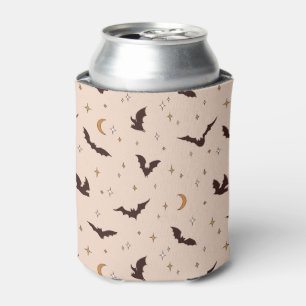 Rafraîchisseur Pour Canette Boho Bats et étoiles Motif d'Halloween