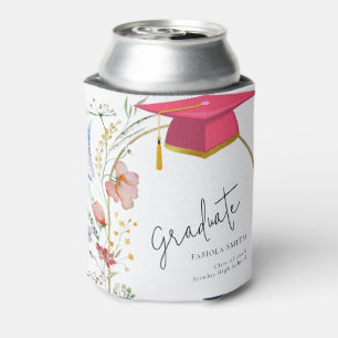 Rafraîchisseur Pour Canette Boho Parti de graduation Fleur sauvage