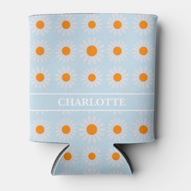 Rafraîchisseur Pour Canette Boho super bleu orange (Devant)