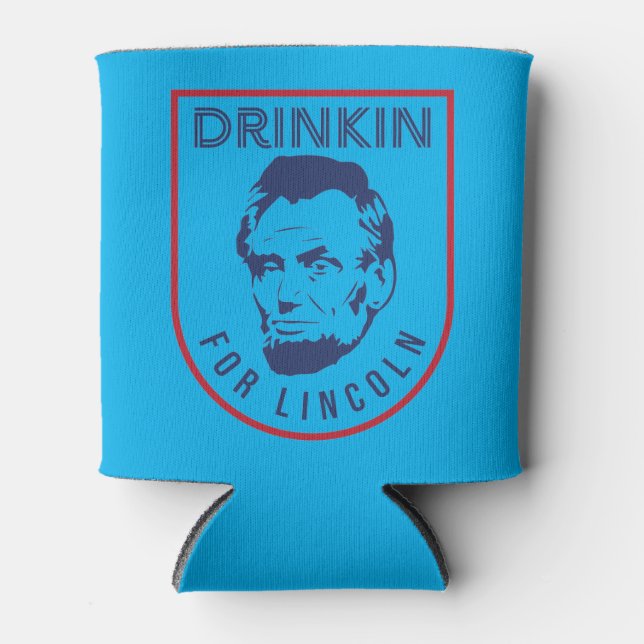 Rafraîchisseur Pour Canette Boire pour Lincoln Juillet 4 Can Cooler (Devant)