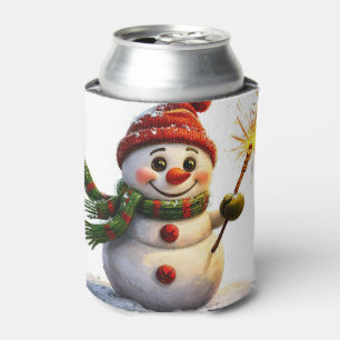 Rafraîchisseur Pour Canette Bonhomme de neige joyeux