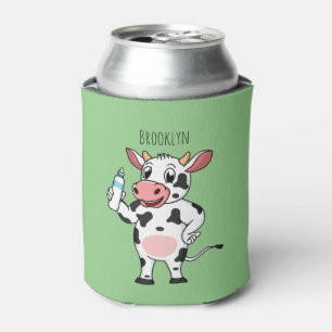 Rafraîchisseur Pour Canette Bonne vache avec dessin animé de biberon