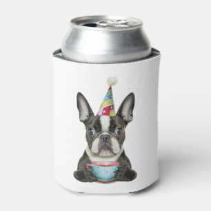 Rafraîchisseur Pour Canette Boston Terrier Anniversaire Chapeau Classique T-sh