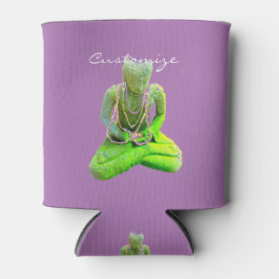 Rafraîchisseur Pour Canette Bouddha vert Mossy méditant Thunder_Cove