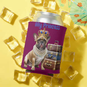 Rafraîchisseur Pour Canette Bouledogue français Princess French Bulldog