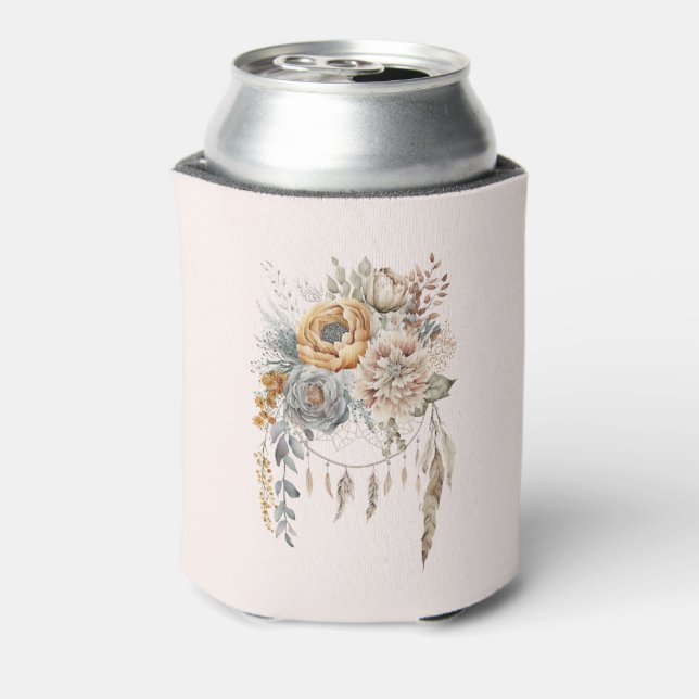 Rafraîchisseur Pour Canette Bouquet de fleurs Boho et Dreamcatcher (Can Dos)
